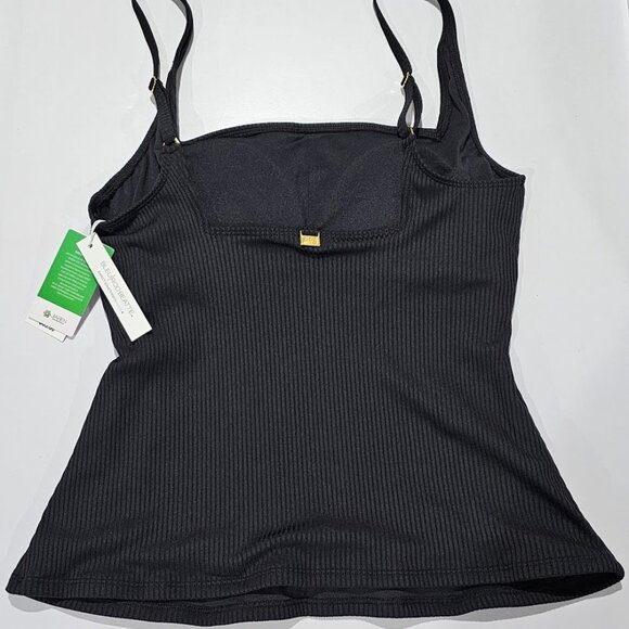 Bleu by Rod Beattie Walk the Line Square Neck Tankini  Swim Top Size 14 - Picture 6 of 8